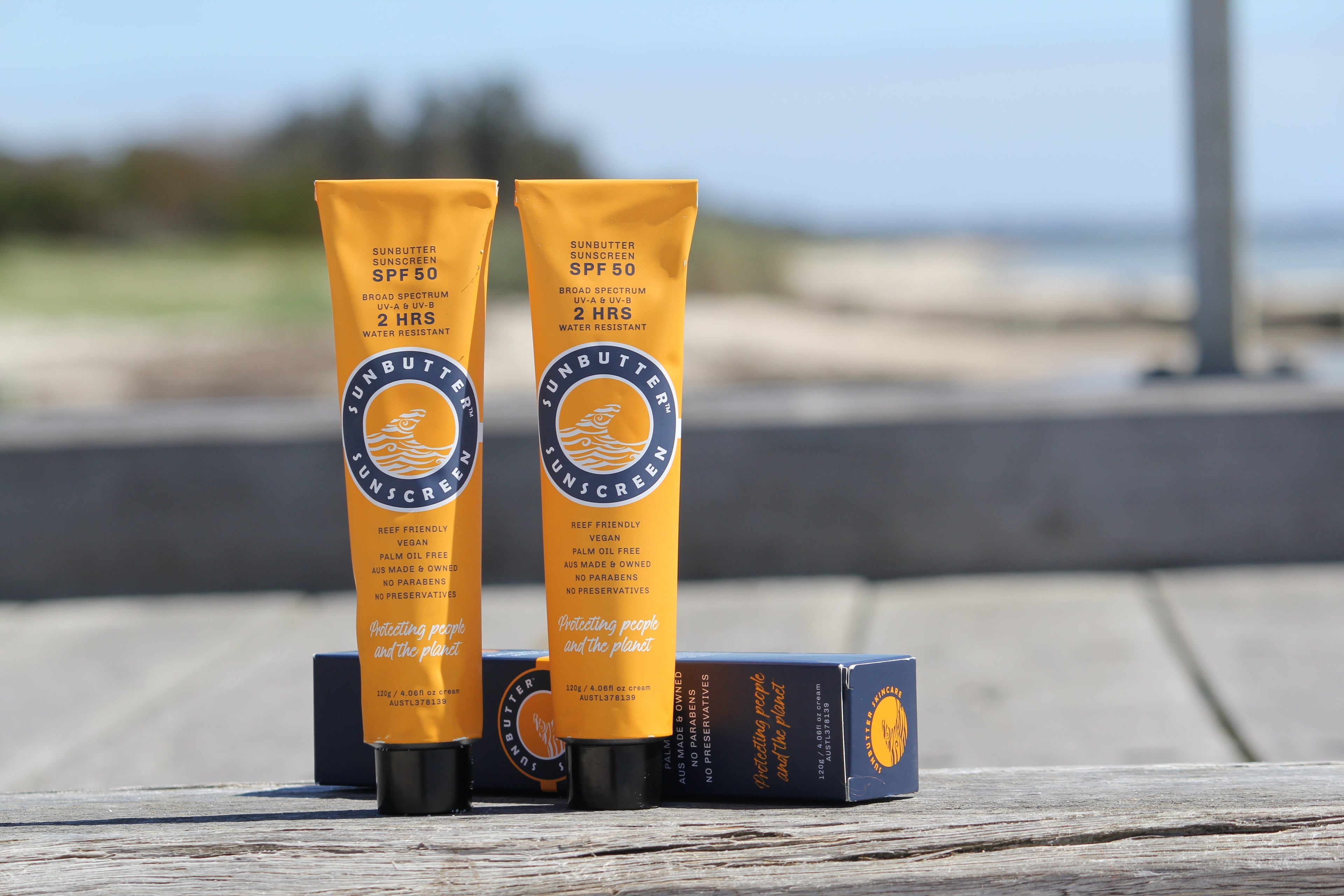 SunButter Skincare SPF50 Tube - 120g - 2 pack!