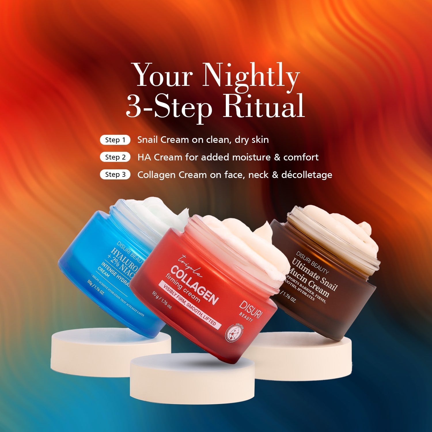 Korean skincare firming and hydrating